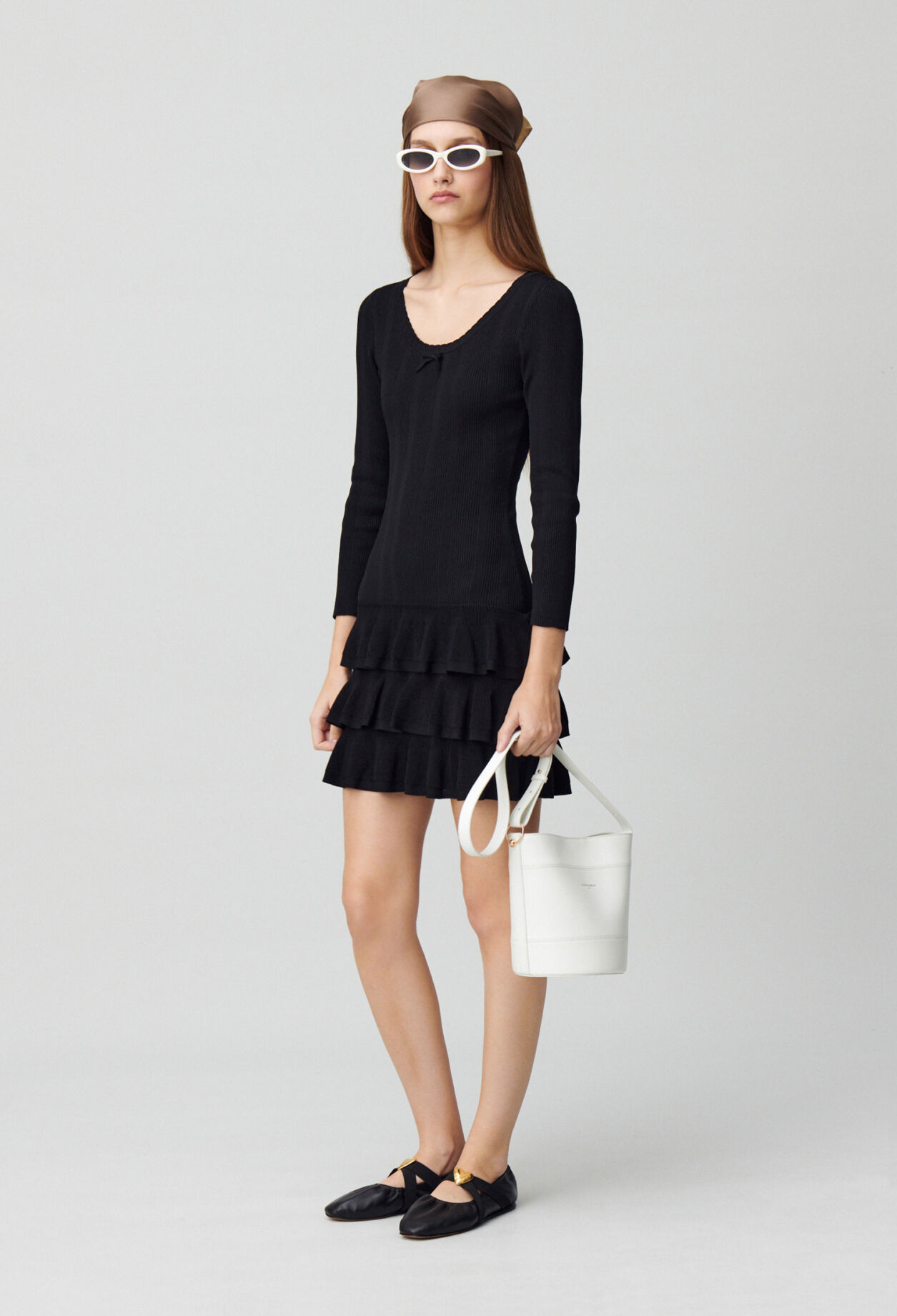 Kurzes Strickkleid