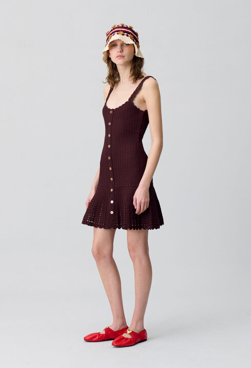 Kurzes Häkelkleid