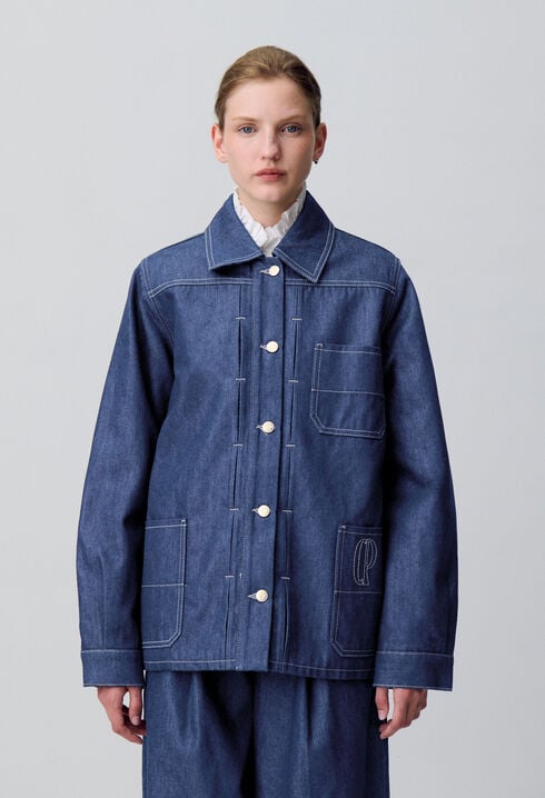 Gerade Jeansjacke