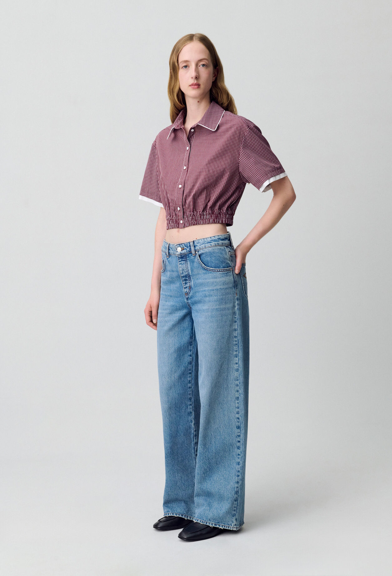 Baggy-Jeans aus Denim