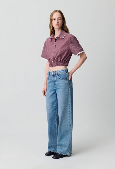Baggy-Jeans aus Denim