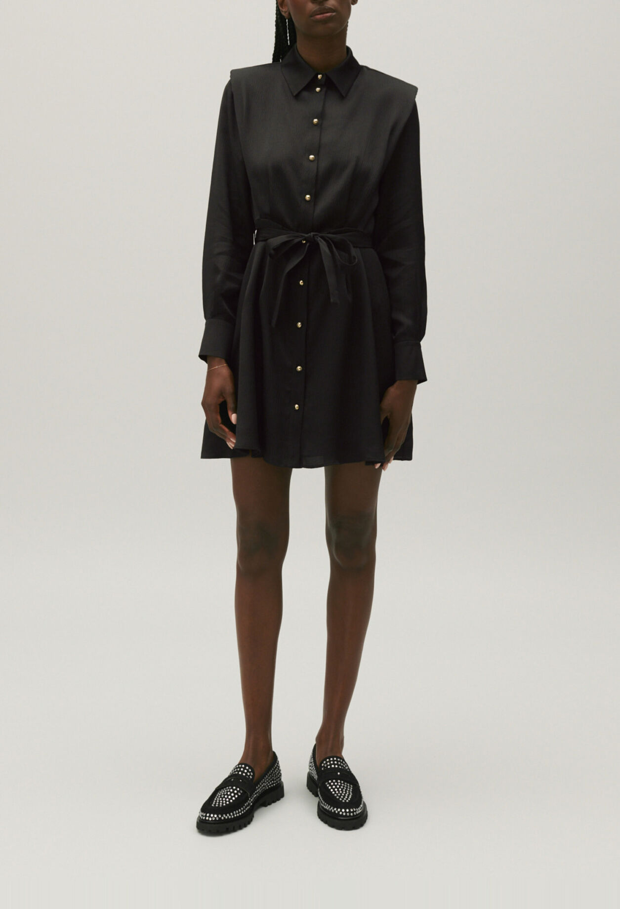 Tailliertes Hemdblusenkleid