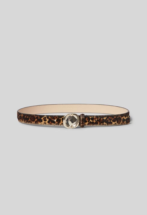 Ledergürtel Leopard