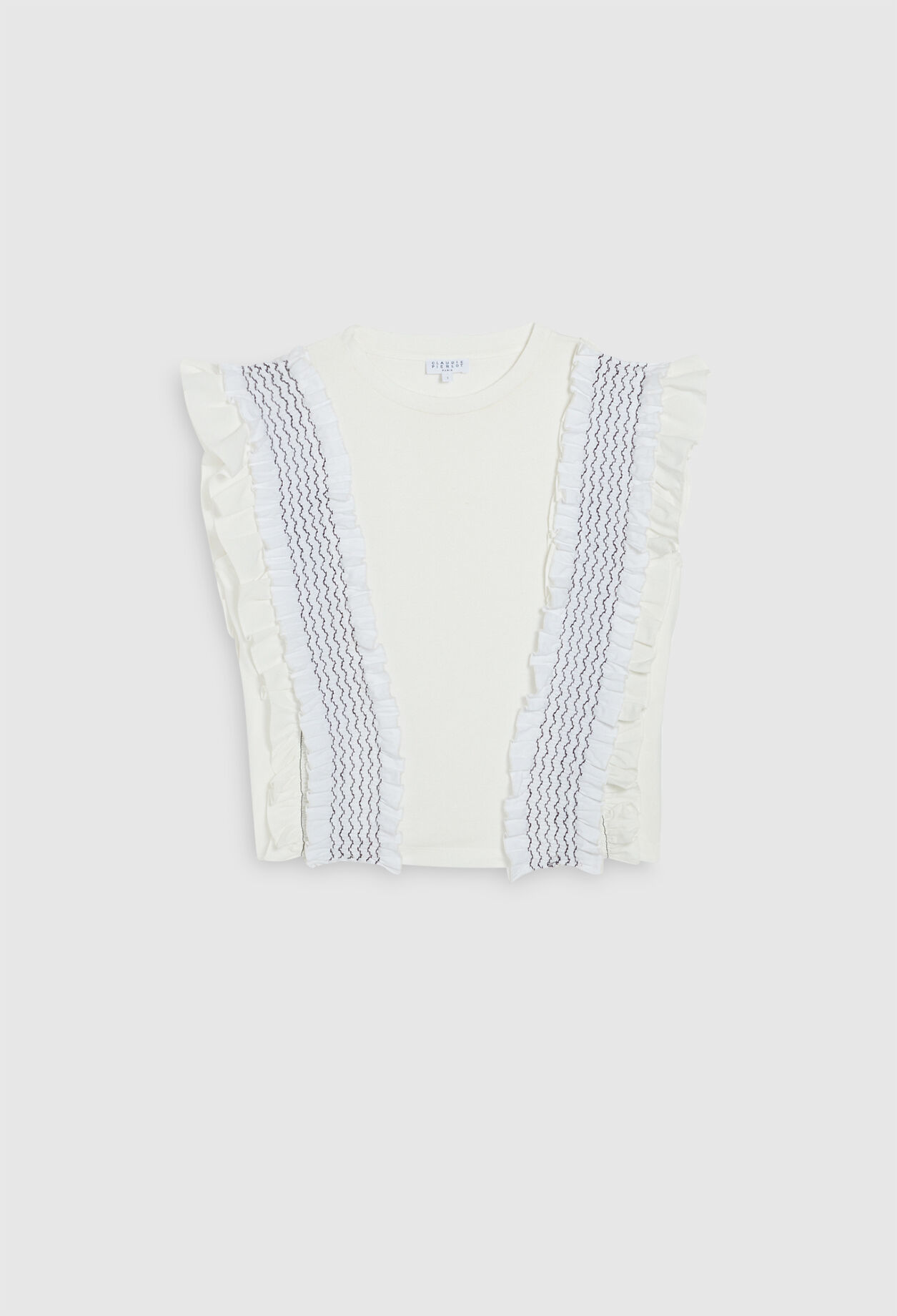 T-Shirt mit Volants