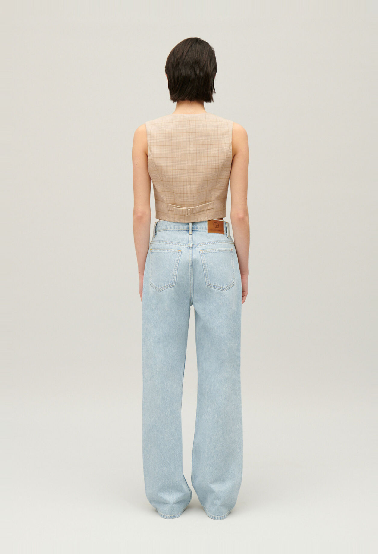 Jean Louis flare blau verwaschen