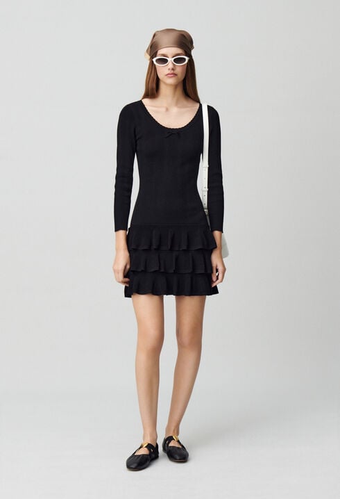 Kurzes Strickkleid