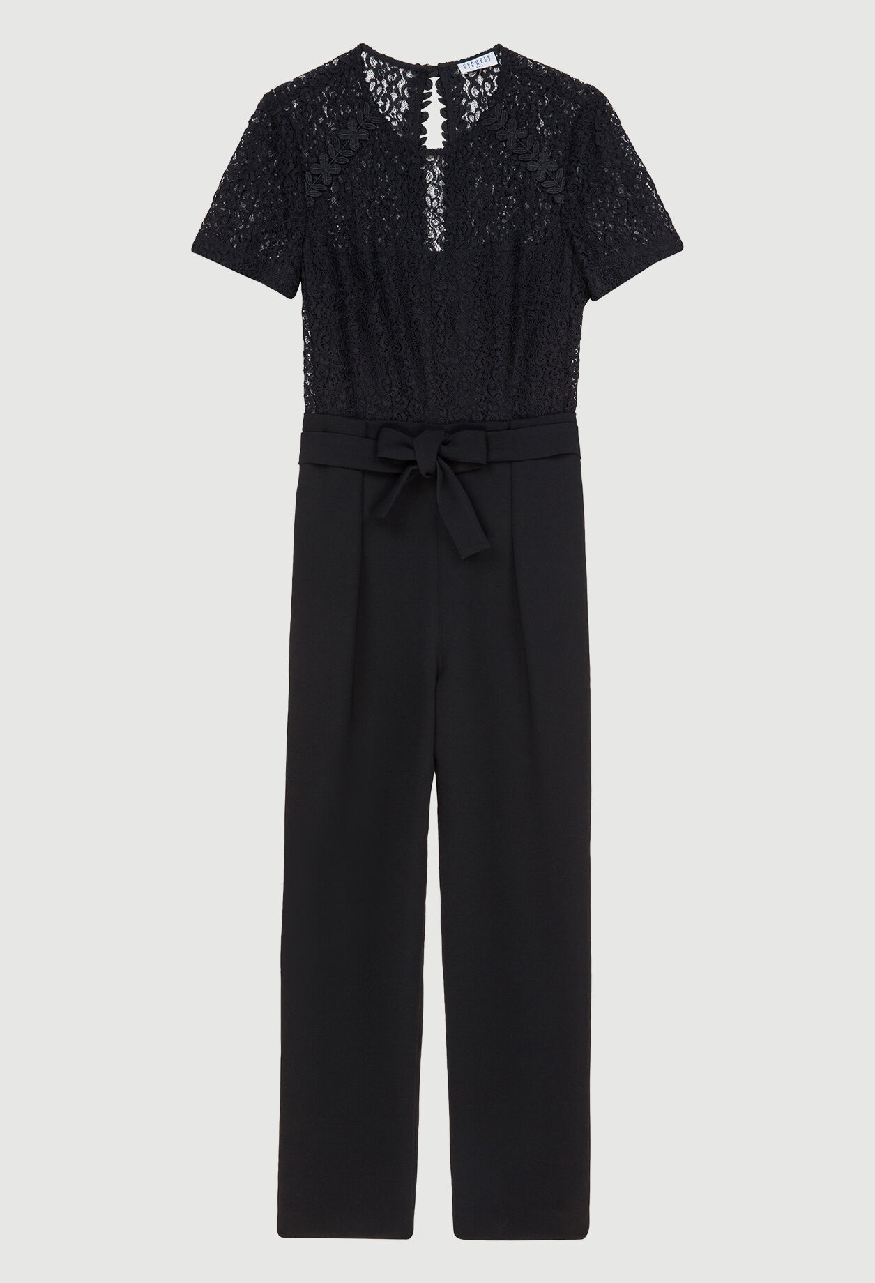 Jumpsuit mit Detail aus Spitze