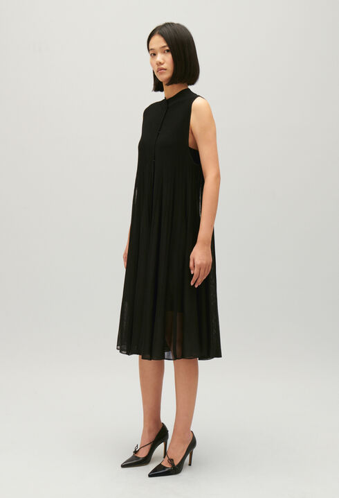 Langes Strickkleid
