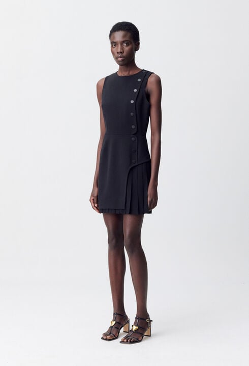 Kurzes Plisseekleid