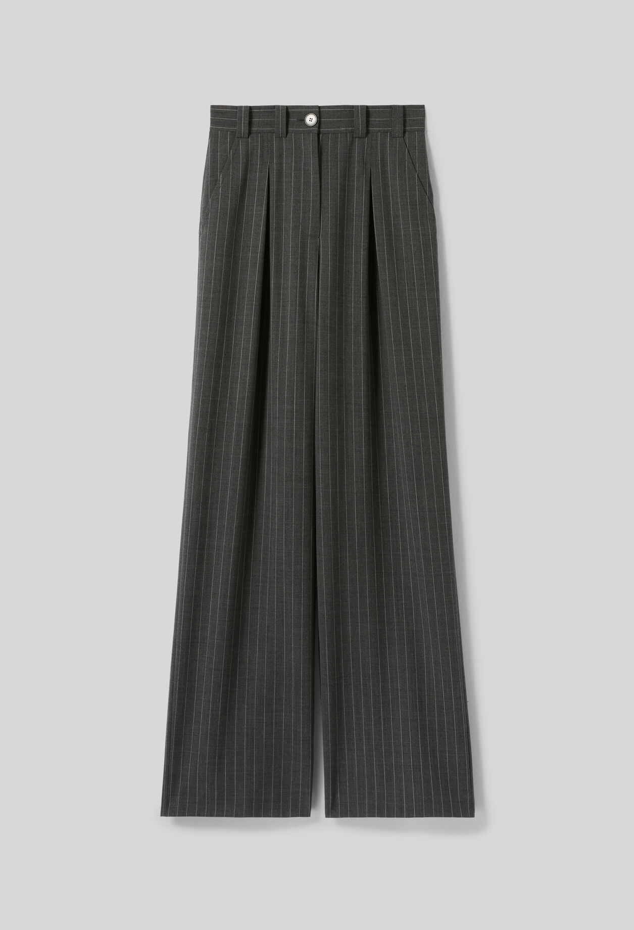 Gerade Hose mit hohem Bund