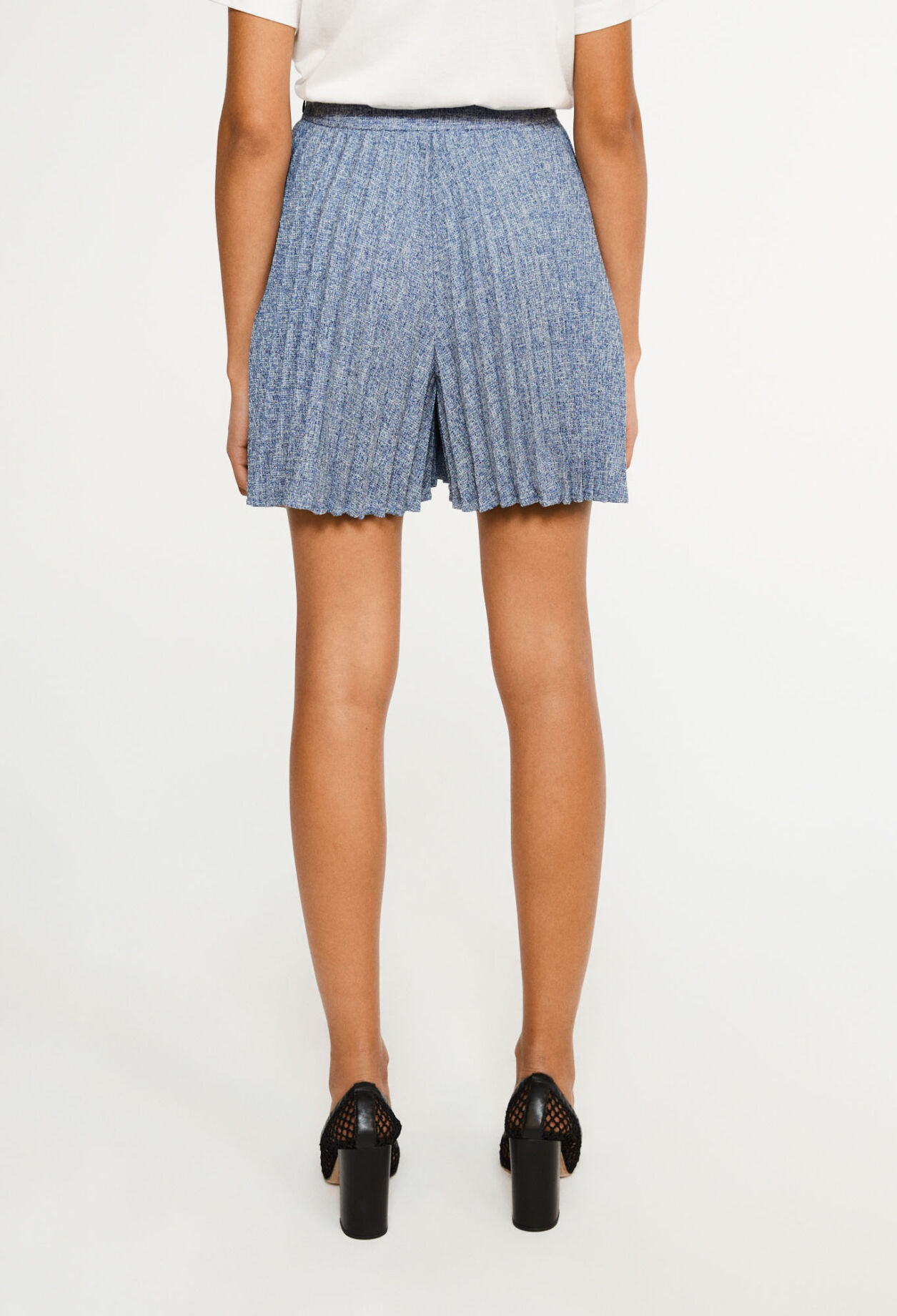 Plissierte Shorts