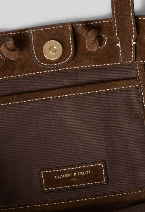 Shopper-Tasche aus Wildleder