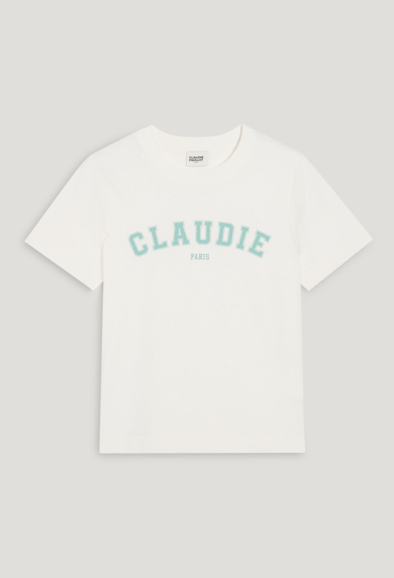 T-Shirt aus Baumwolle mit CLAUDIE-Logo