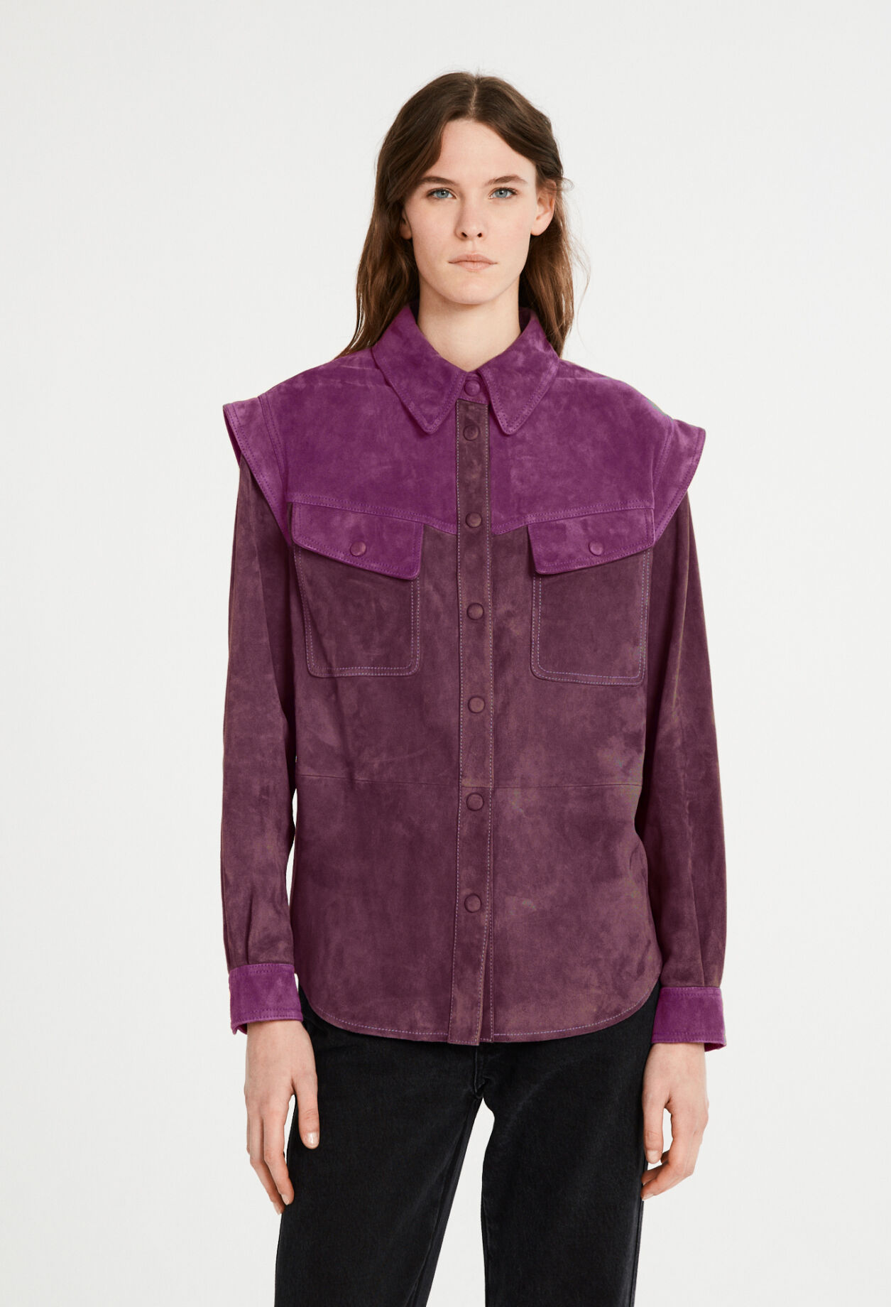 Jacke aus Wildleder