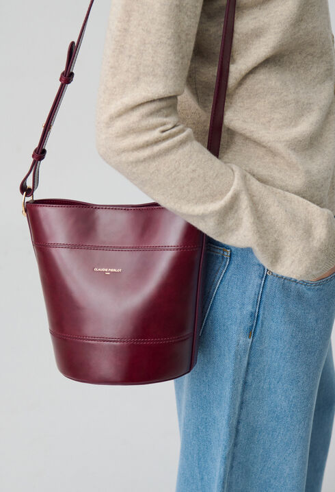 Solveig Tasche Eimer Leder