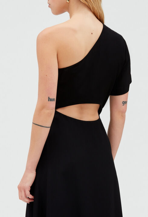 Asymmetrisches Midikleid