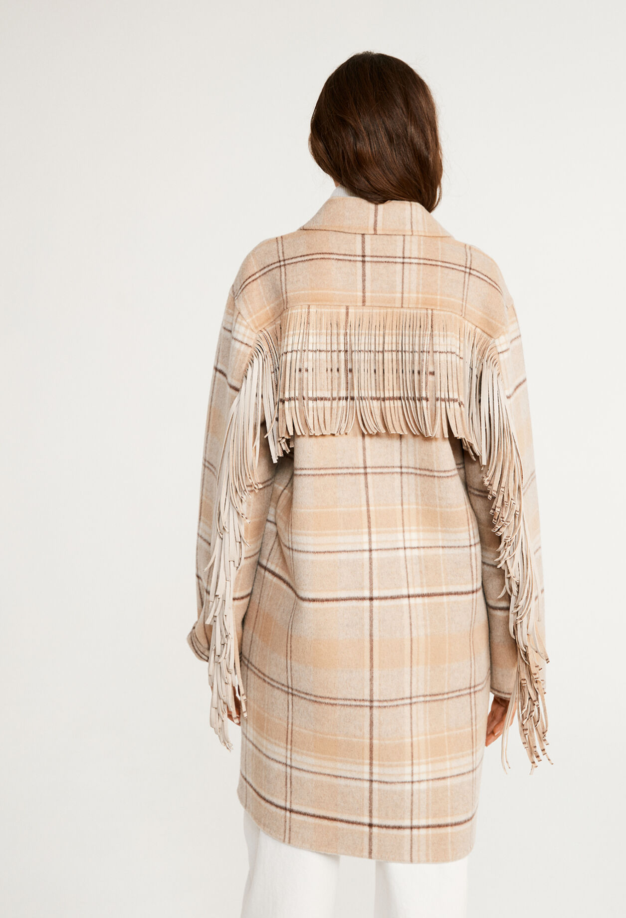 Oversize-Jacke mit Karomuster
