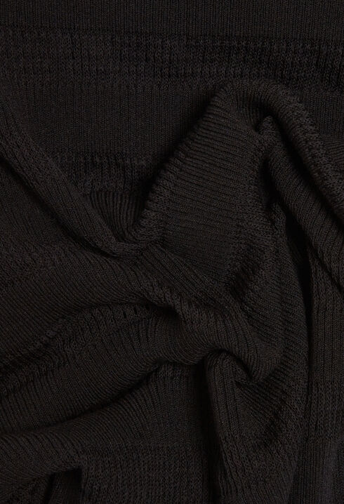 Langes Schlauchkleid Schwarz