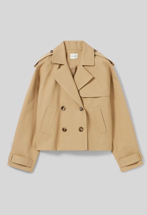 Kurzer Trenchcoat