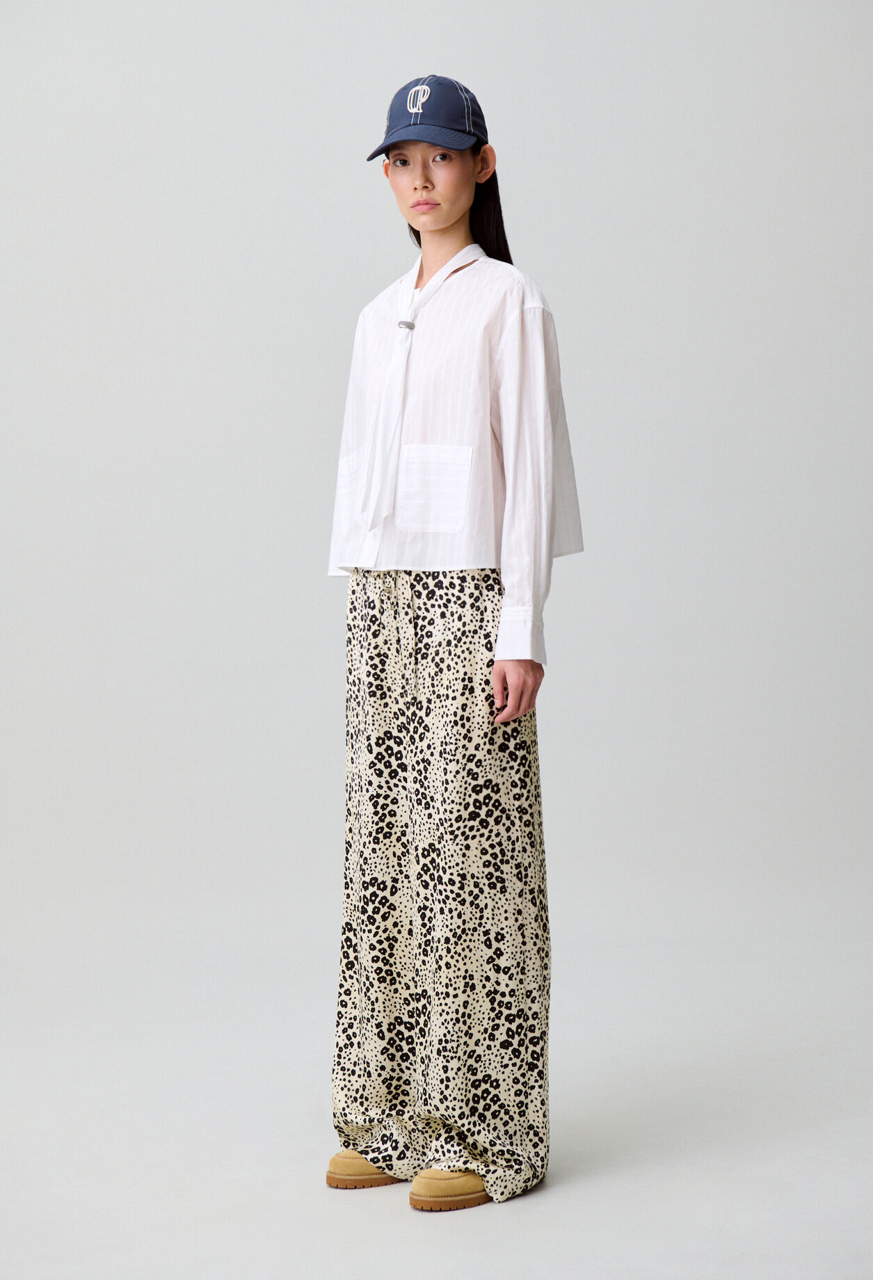 Gestreiftes Baumwollhemd