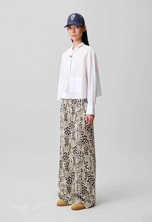 Gestreiftes Baumwollhemd