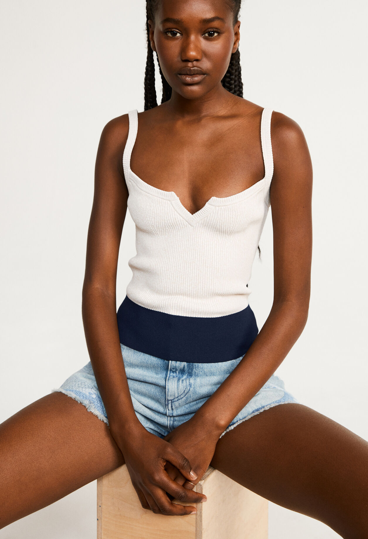 Strick-Tanktop