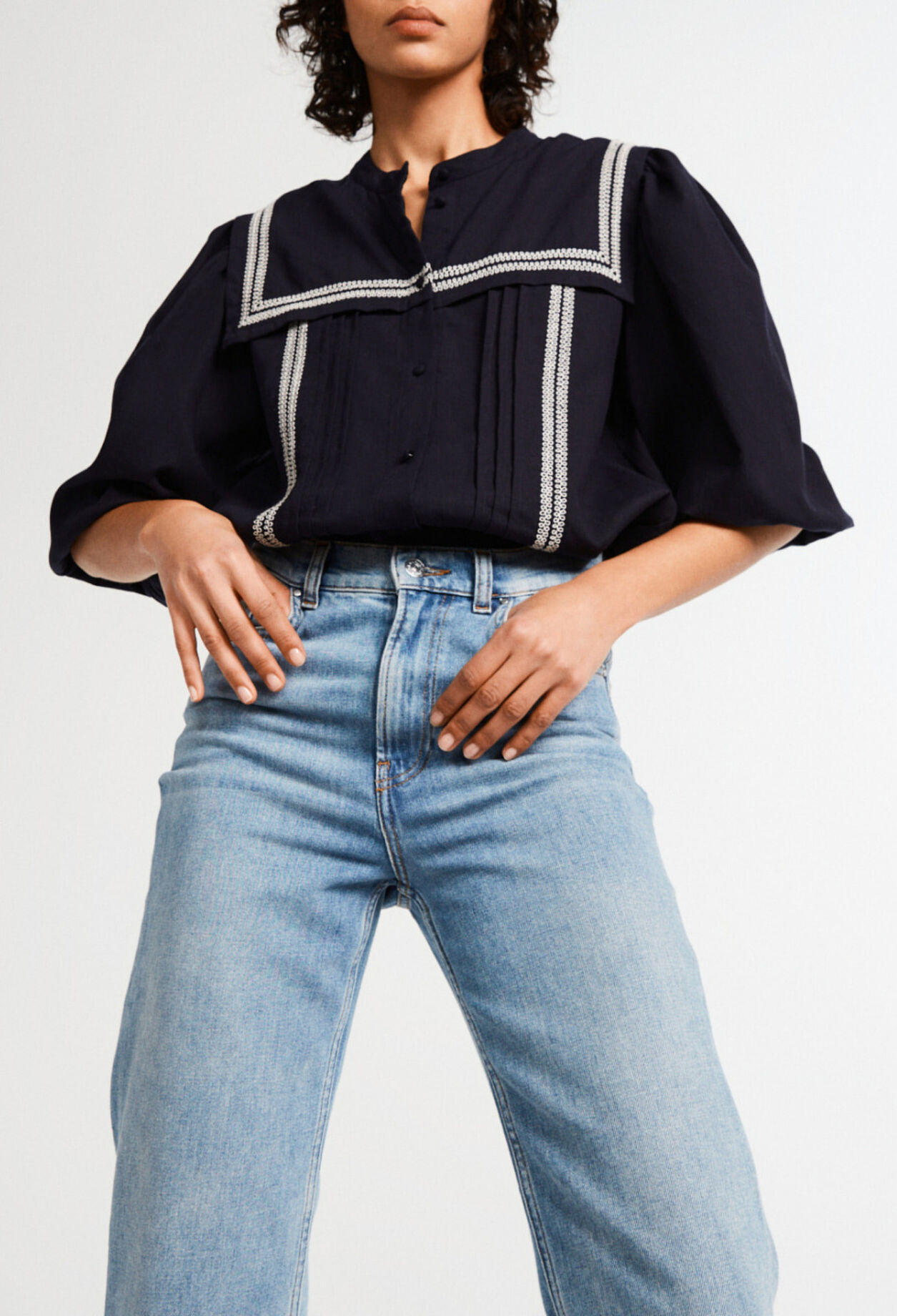 Langärmelige Bluse
