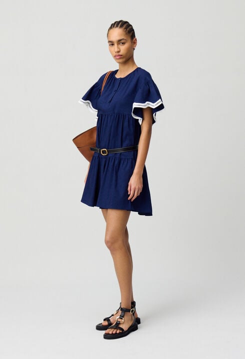 Kurzes Babydoll-Kleid