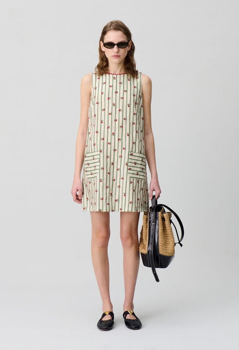 Ärmelloses kurzes Kleid