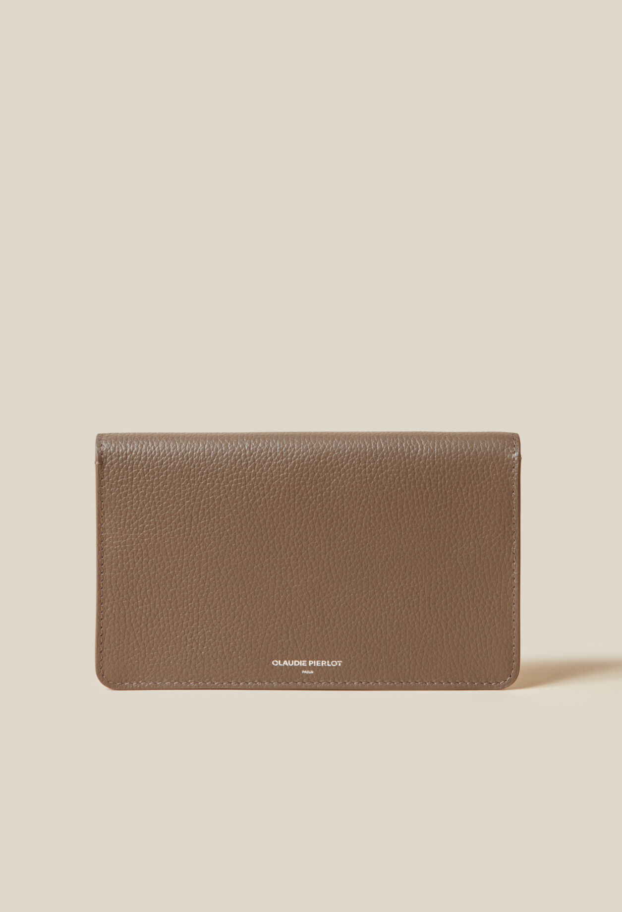 Große Tasche aus genarbtem Leder