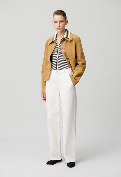 Wildlederjacke