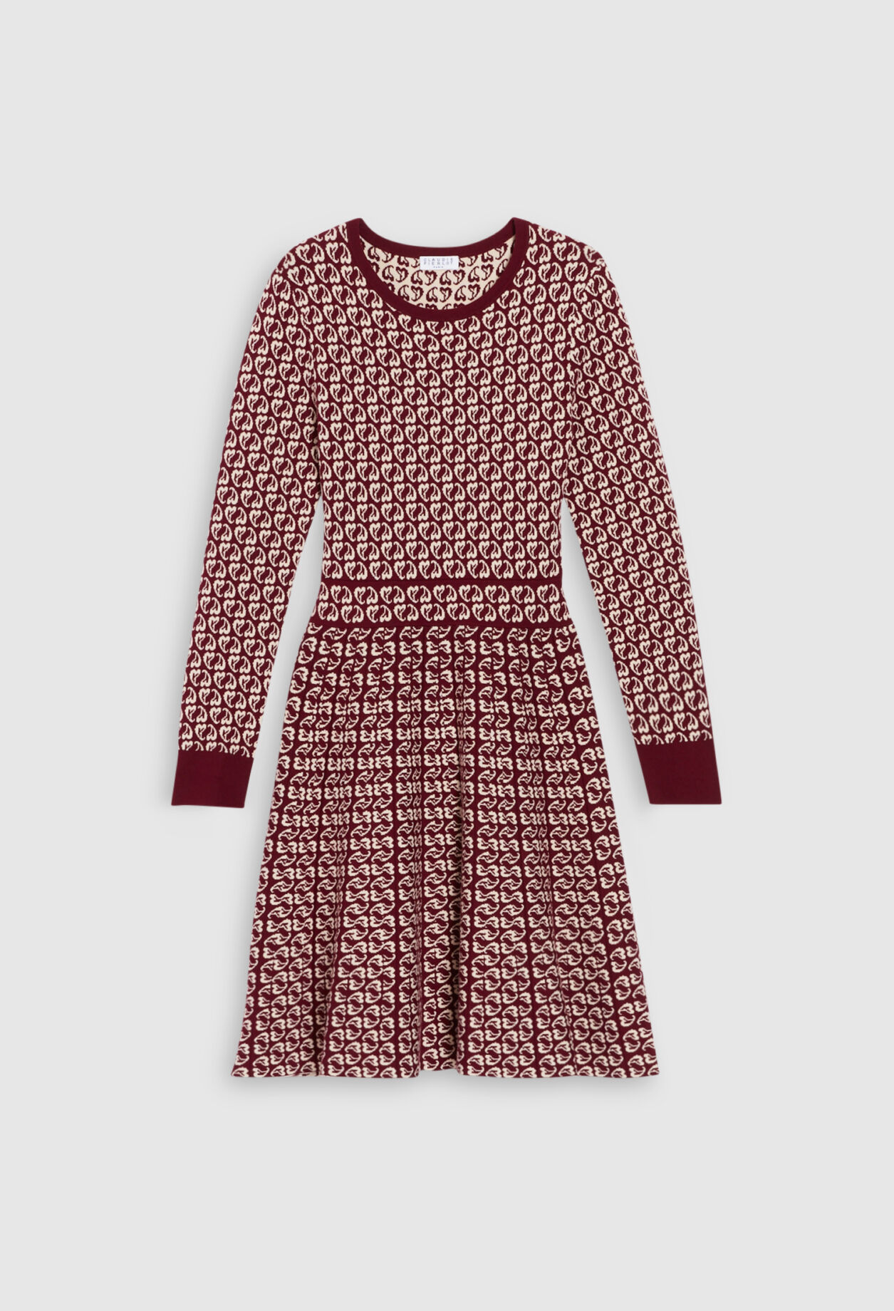 Kurzes Kleid mit Drucken