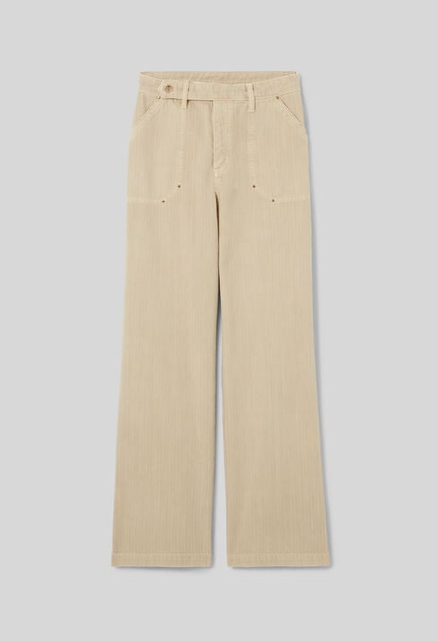 Gerade Jeans aus Denim