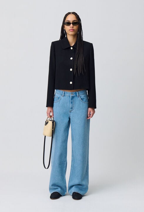 Weite Baggy-Jeans