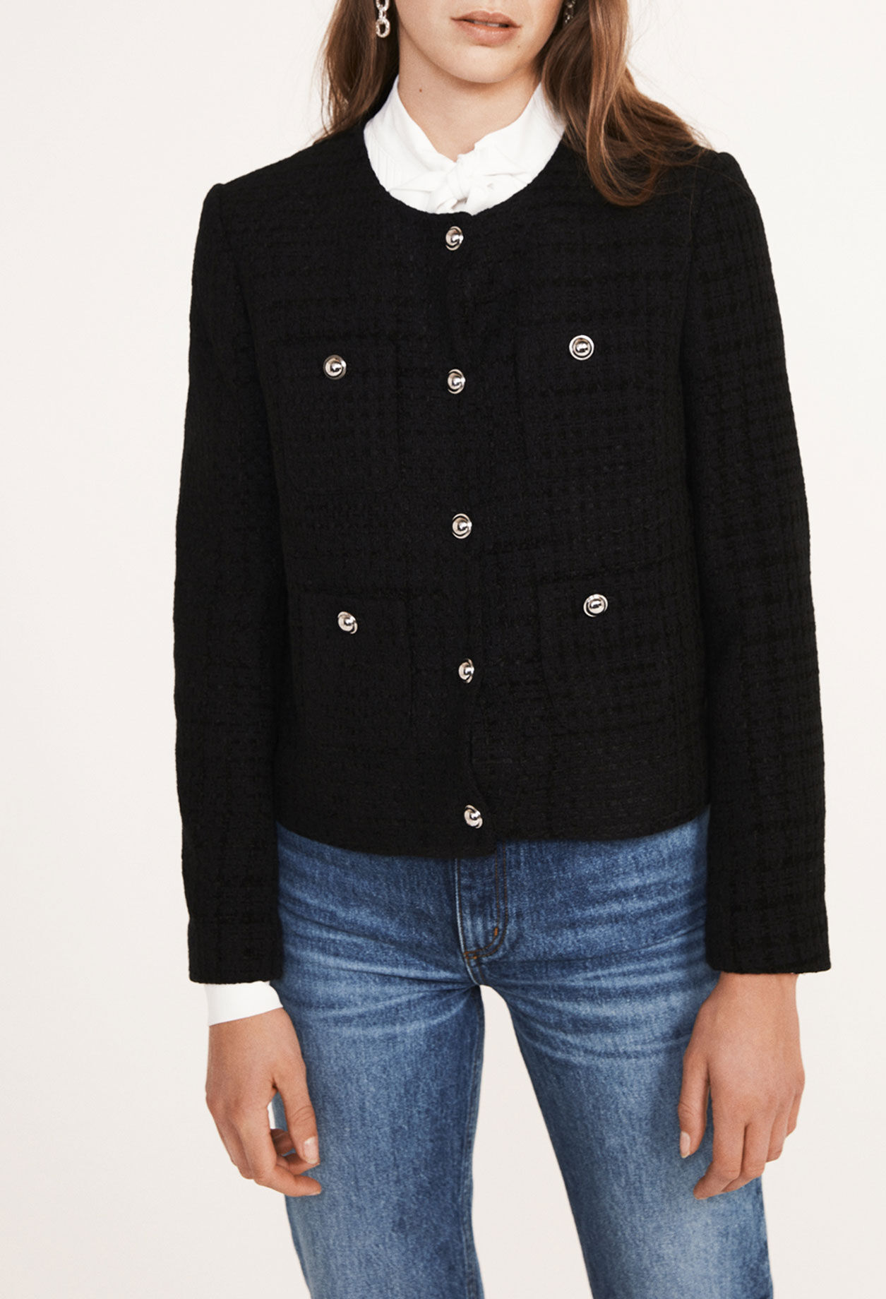 Schwarze Jacke
