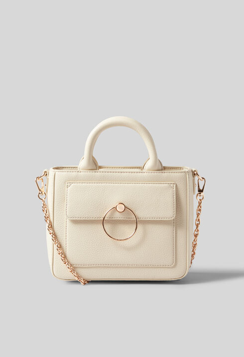 Anouck Tasche genarbtem Leder Kette