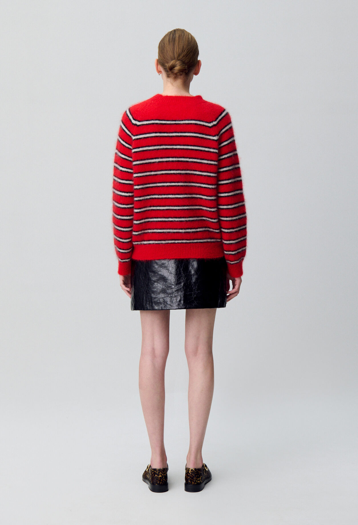 Pull mit breiten Streifen