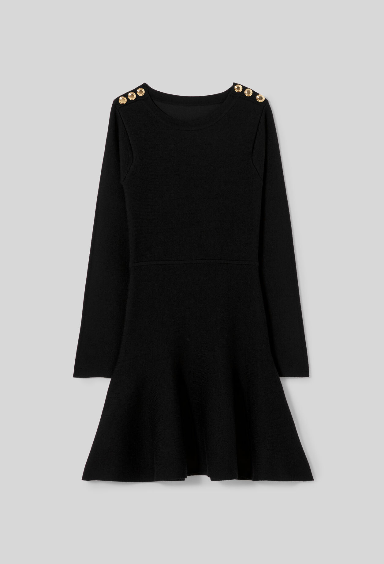 Strickkleid in Skater-Optik