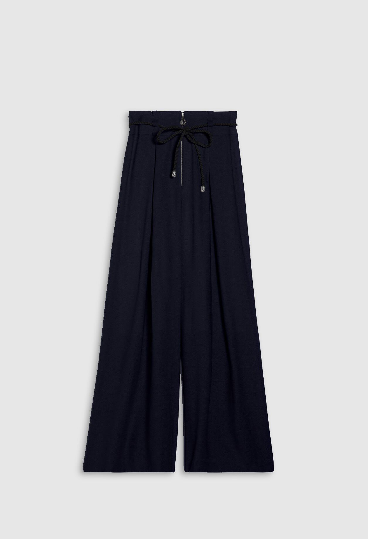 Lange Hose mit Kordelgürtel