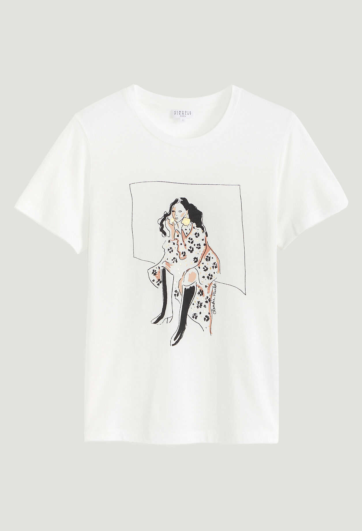 T-Shirt mit Serigrafie