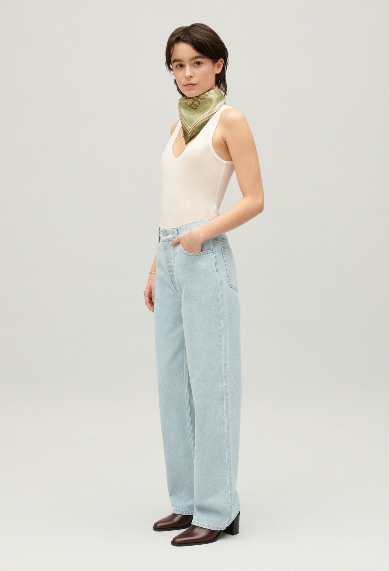 Gerade blau Jean Claude