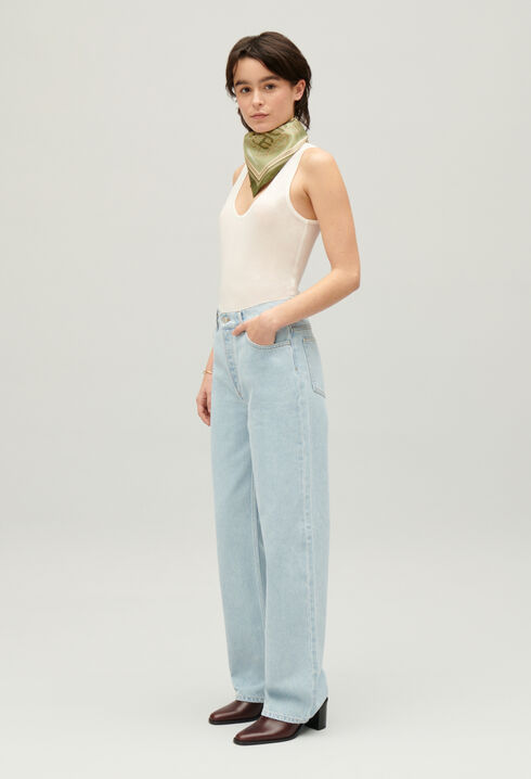 Gerade blau Jean Claude