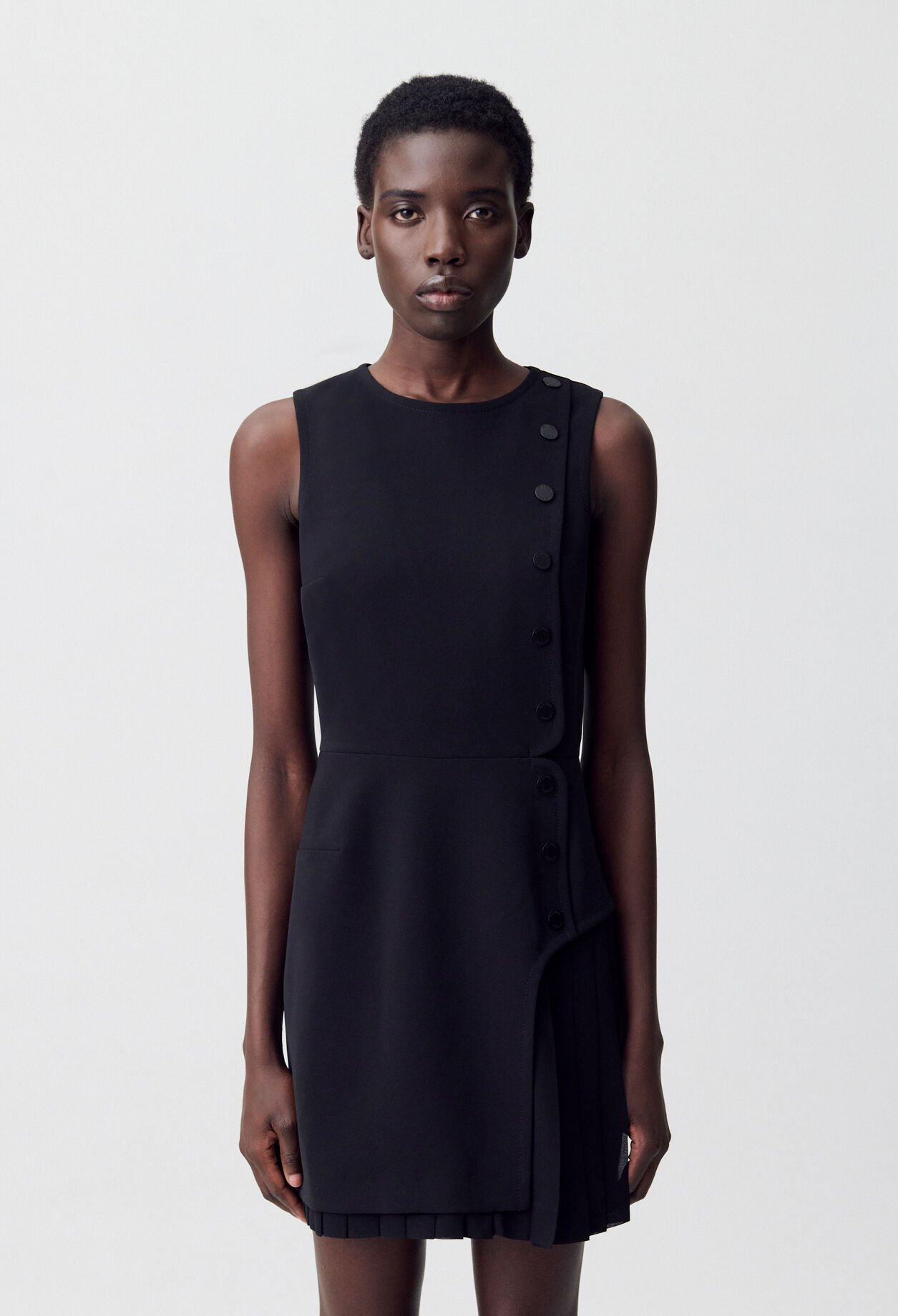 Kurzes Plisseekleid