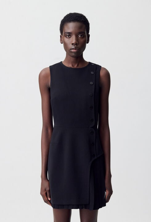 Kurzes Plisseekleid