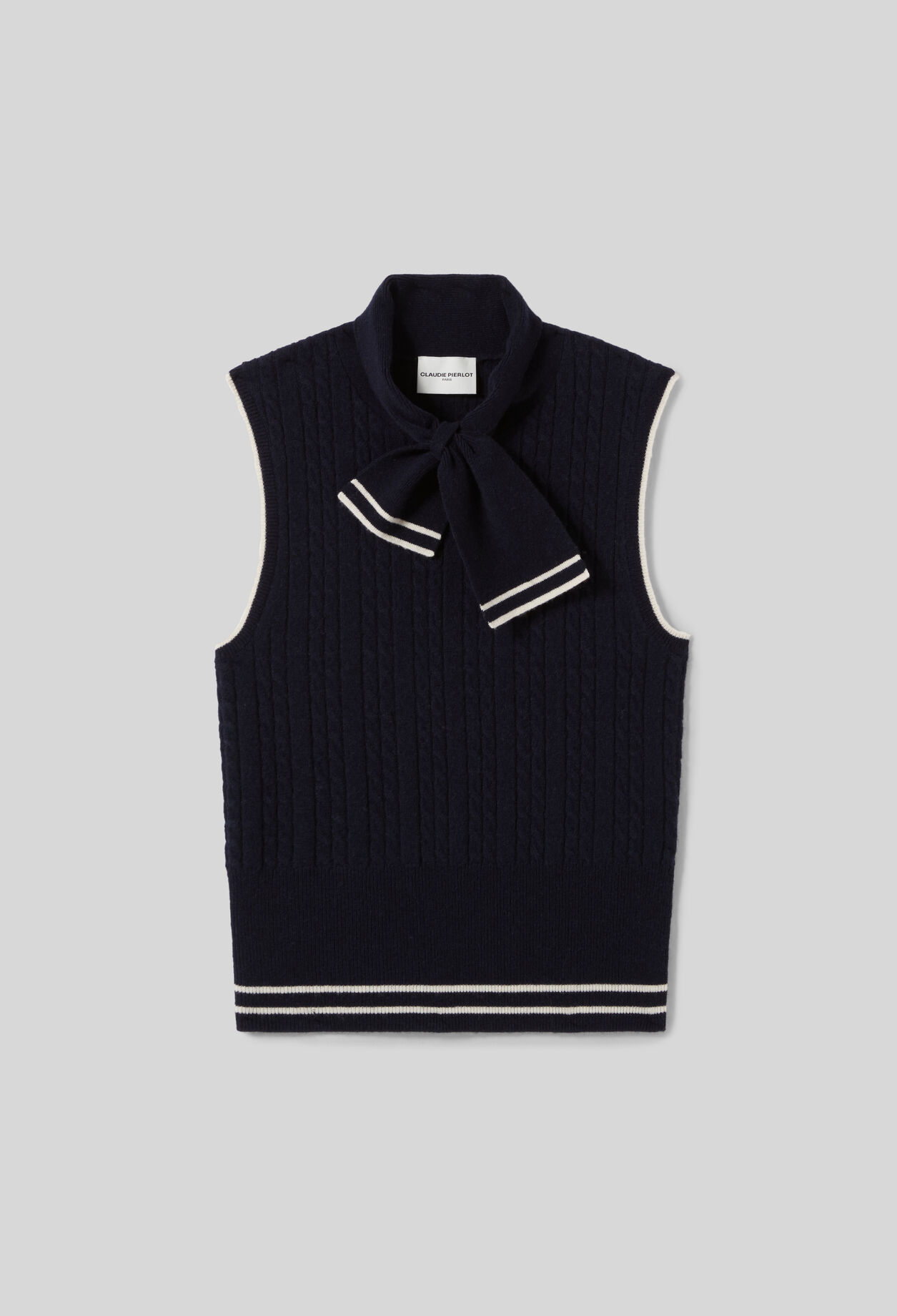 Ärmelloser Pullover