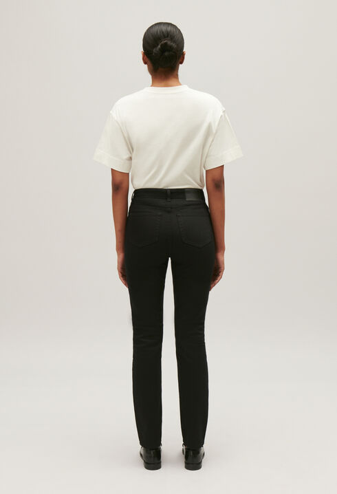Schwarze Skinny-Jeans