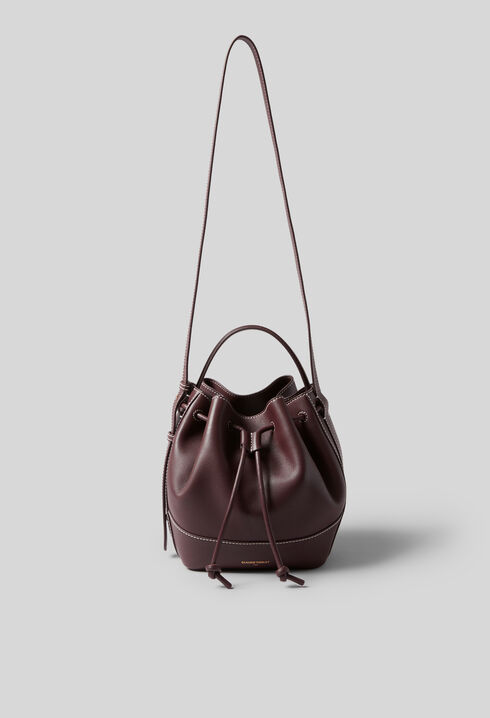 Ledertasche in Beutelform