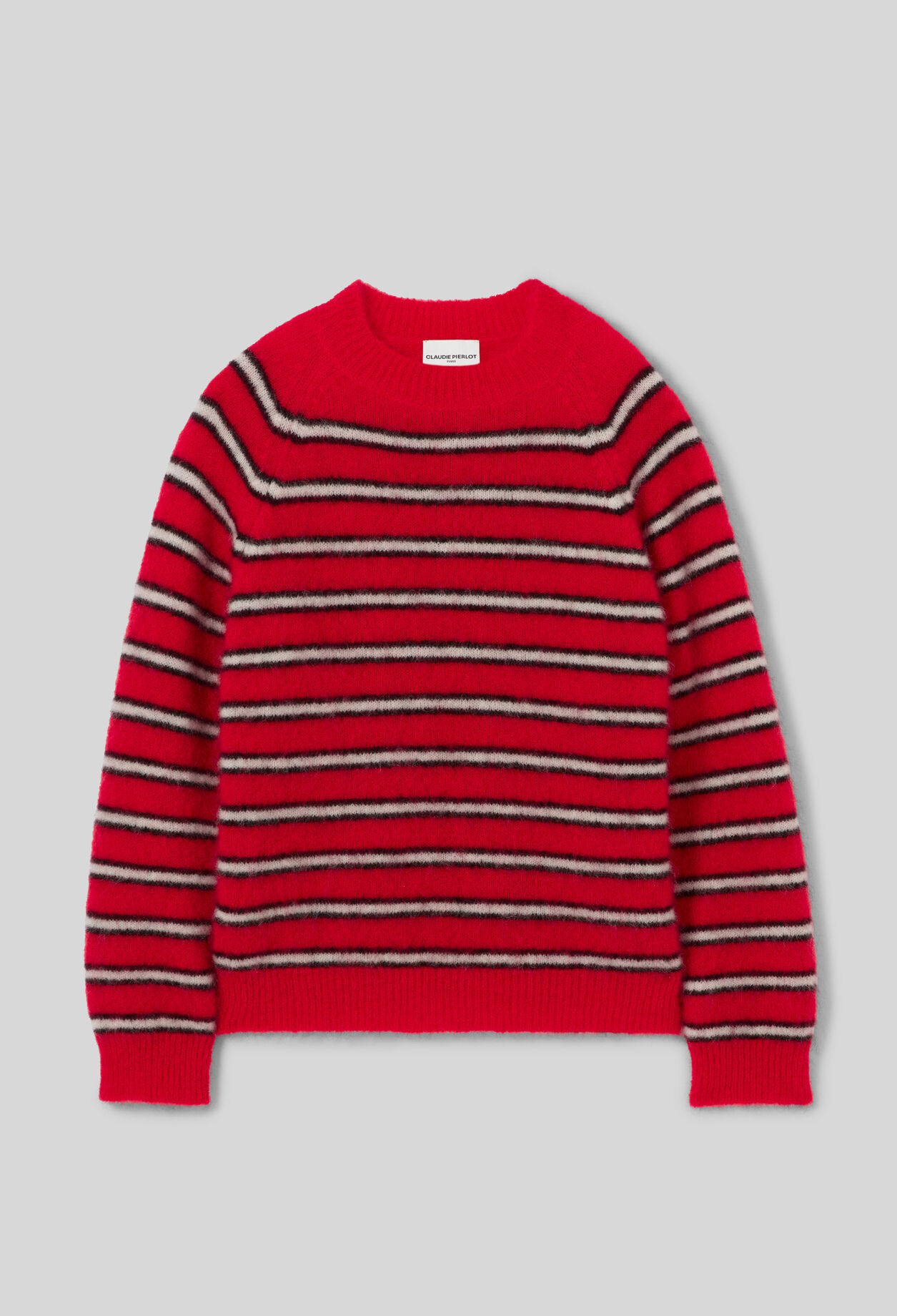 Pull mit breiten Streifen