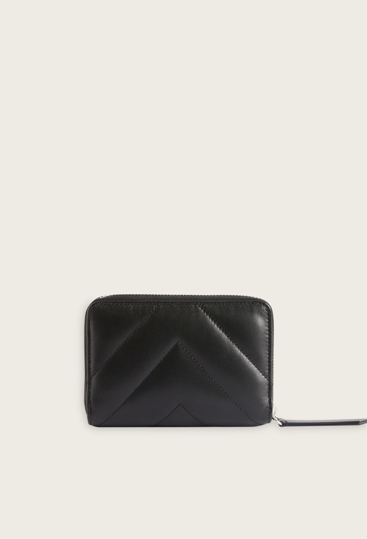 Brieftasche aus gestepptem Leder