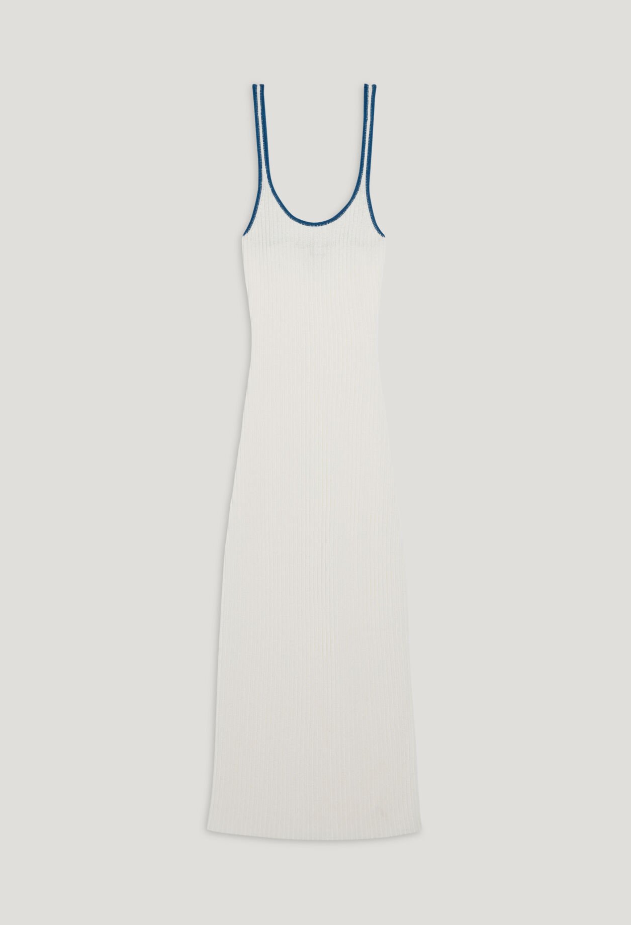 Langes Häkelkleid Ecru